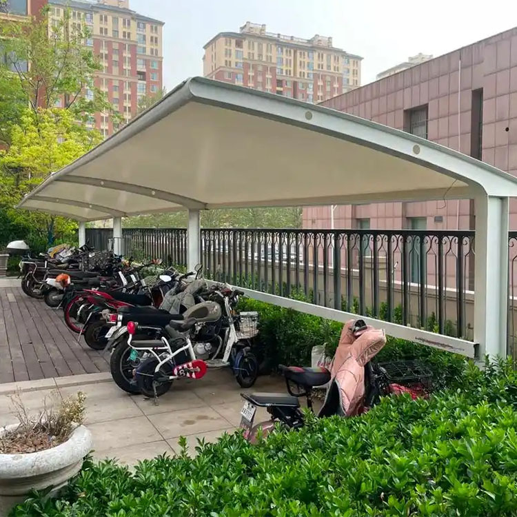 石河子市膜结构电动车棚